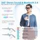 thumbnail image 3 of anteojos de sol Bluetooth para hombres y mujeres, lente de luz azul, traductor AI alimentado por GPT, batería 11H, protección UV polarizada, lentes inteligentes, control de voz, lentes inteligentes, 3 of 5