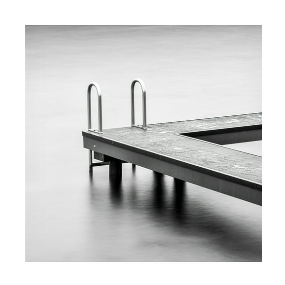 Trademark Fine Art Fred Louwen A jetty in a lake Canvas Wall Art