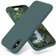 thumbnail image 1 of wonima11 OTOFLY Compatible with iPhone Xs Max Case,Ultra Slim Fit iPhone Case Liquid Silicone Gel Cover with Full Body Protection Anti-Scratch Shockproof Case, [Upgraded Version] (Pine Green), 1 of 1