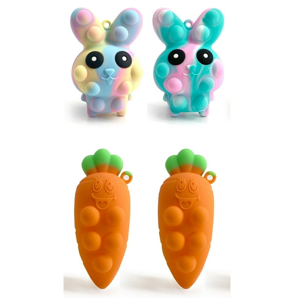 Douhoow Easter Fidgets Toy Pack Easter Bunny Fidget Toys Easter Basket Stuffers Easter Gift