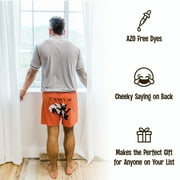 LazyOne Funny Animal Boxers, Novelty Boxer Shorts, Humorous Underwear, Gag Gifts for Men, Duck, Farm (Butt Quack, Medium)