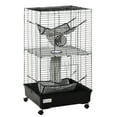 thumbnail image 3 of Small Animal Habitat Pet Play House w/ Wheels Hammocks Tunnels, 3 of 11