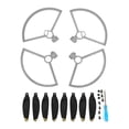thumbnail image 1 of Propeller Protector, Black Propeller 4pcs Lower Noise Anti Scratch Black  For MINI Drone Gold Edge, 1 of 8