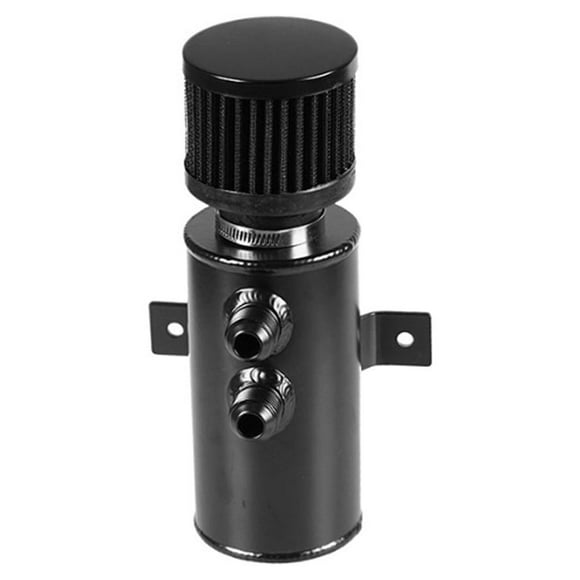 10AN Baffled Oil Catch Can Universal Oil Breather Tanks with Valve 750ml