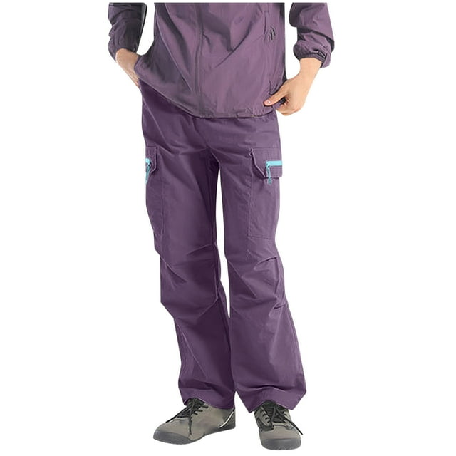 Taqqpue Pantalon Cargo Homme Coupe Décontractée Taille Élastique Pantalon Décontracté Cordon Léger Extensible Pantalon de Randonnée Pantalon de Travail Extérieur avec Poches