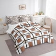 thumbnail image 3 of Manfei Geometric Plaid 7-Piece Twin Bedding Sets for Teens Female Men,Retro Grid Bedding Comforter Set,Vintage Buffalo Breathable Sheet Sets,Ultra Soft Home Decor,Reversible, 3 of 8