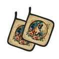 thumbnail image 4 of Carolines Treasures DAC2141PTHD 0.3 x 7.5 x 7.5 in. German Shepherd & Flowers Pot Holders, Set of 2, 4 of 60