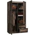 thumbnail image 3 of Pemberly Row Engineered Wood Wardrobe Armoire in Rustic Reclaimed Pine/Brown, 3 of 14
