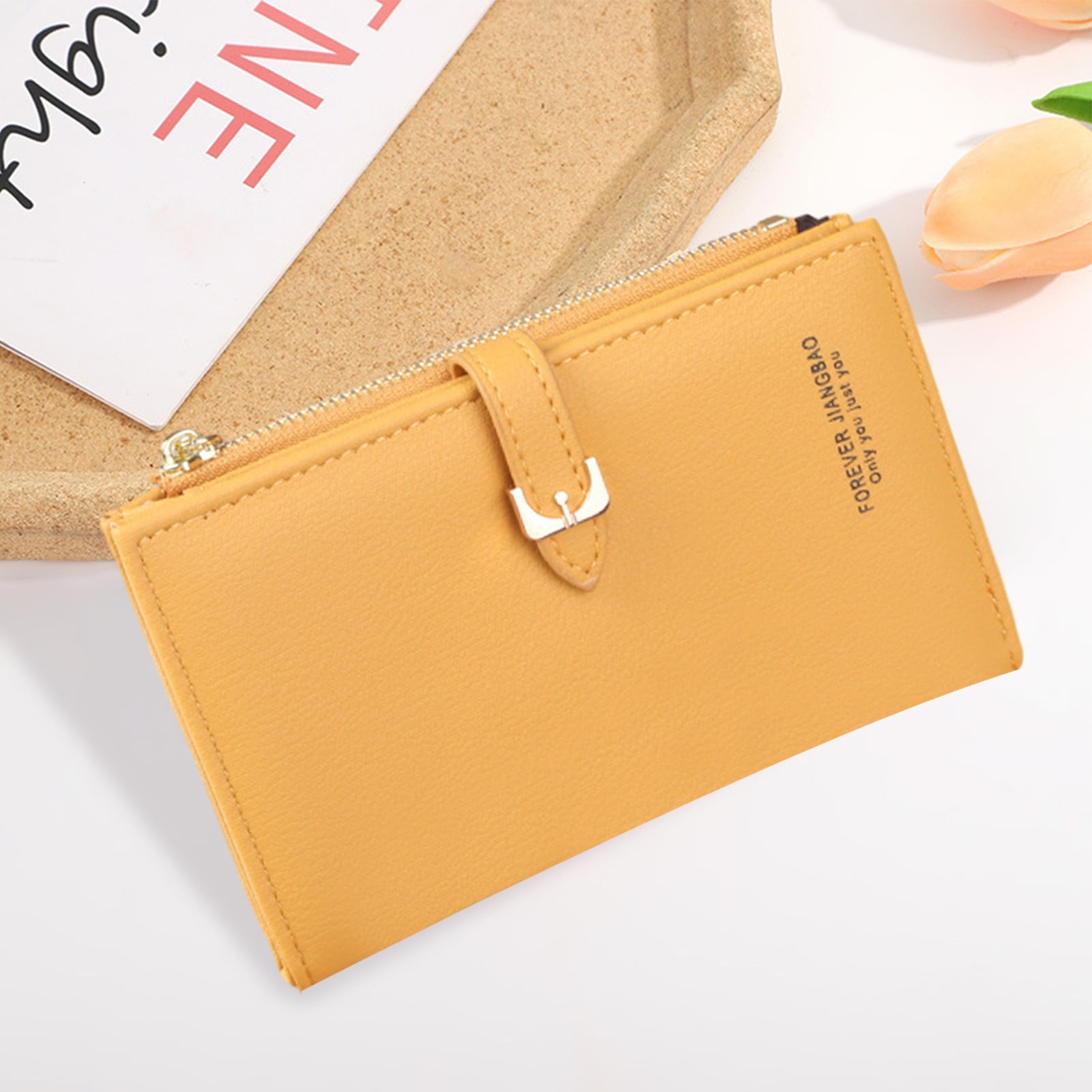 Korean Cute Girls Trifold Short Wallets Luxury PU Leather Large Capacity  Card Holder Coin Purse Money Clip Mini Wallet for Women - AliExpress