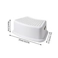 thumbnail image 4 of Step By Step, Toilets for Bathrooms, Toilet Stool Squatting Poop Stool Bathroom Potty Step Stool Toilet Assistance Steps Step Stool Fits All Toilets Detachable Stackable, Potty Step Stool, 4 of 7