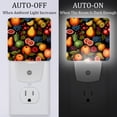 thumbnail image 2 of Thanksgiving fruits LED Square Night Lights- Modern and Energy Efficient Bedside Lamps for a Soothing Atmosphere - Set of 2, 2 of 6
