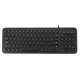 thumbnail image 1 of Teclado D520 96 teclas USB con cable Redondo Keycap Ordenador de oficina en casa Ordenador portátil Teclado a prueba de salpicaduras Eigraketly DZ6952-01B, 1 of 2