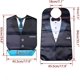 thumbnail image 3 of 3pcs Waterproof Adult Bibs - Reusable Dining Clothing Protectors With Crumb, 3 of 4