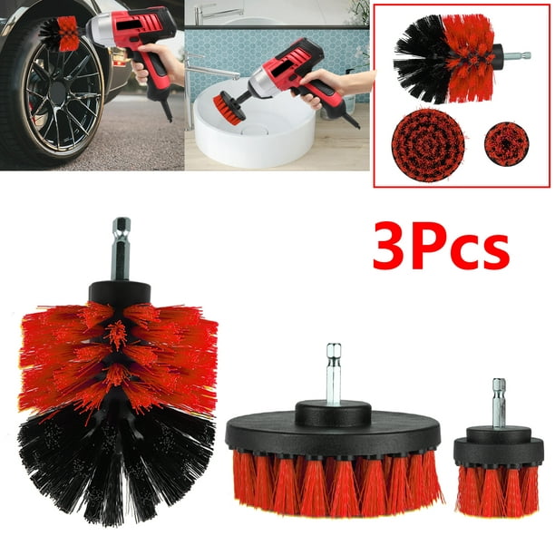 Car Detailing Cleaning Brush Kit, Car Seat Cleaning Brush For Drill