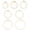 A, variant on Adjustable Round Plastic Embroidery Hoop for Craft Projects and Crosses Stitching Art