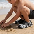thumbnail image 7 of YHOON Garden Clogs for Boys Girls Slip on Beach Sandals Kids Unisex Child Beach Water Shoes Black Toddler Size 7, 7 of 7