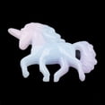 thumbnail image 2 of 200 pc Resin Cabochons with Glitter Powder Imitation Jelly Unicorn Mixed Color 22x32x5.5mm, 2 of 3
