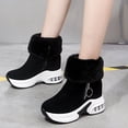 thumbnail image 3 of Women's Easy-Going Comfort Ankle Boot - Fleece warm and height-increasing ankle boots, 3 of 5