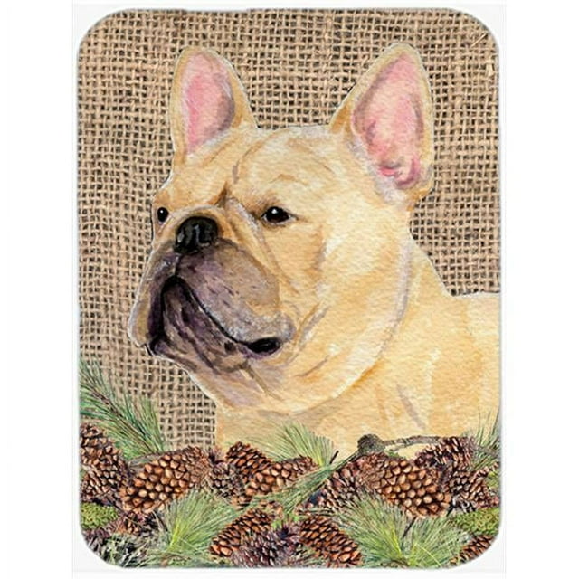 Carolines Treasures SS4076LCB French Bulldog Glass Cutting Board - Large