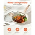 thumbnail image 4 of Granite Nonstick 17 Piece Pots and Pans Set for Induction Cookware Kitchen White, 4 of 10