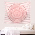 thumbnail image 4 of Pink Mandala Tapestry, Indian Hippie Bohemian Psychedelic Tapestries Women Wall Hanging for Bedroom Teen Girl(Pink, 51.2" x 59.1"), 4 of 6