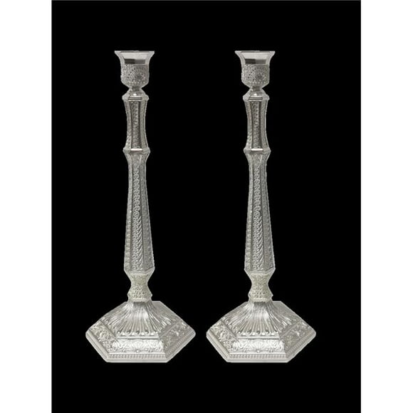 Nua 59738 15 in. Filigree Candlestick, Large