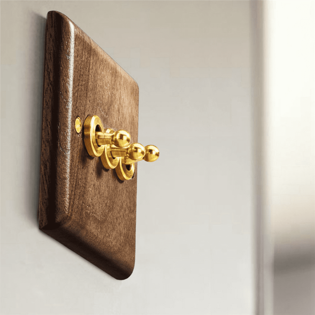 Retro IGT-PLATE Brass（retroism 6X Retro American Industrial Style Light Switch Socket,Solid