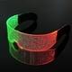 thumbnail image 2 of Gafas de visera de neón LED Robot, fiesta fluorescente, bar, Carnaval, accesorios de disfraces de Navidad, nueva llegada, 2 of 5