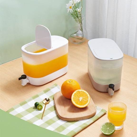 AOMXGD Large capacity water dispenser with built in faucet food grade refrigerated container suitable for iced tea and lemonade