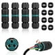 thumbnail image 1 of 4PCS Caja de Conexiones de 3 de 2 VíAs IP68 Conector de Cable EléCtrico Impermeable para Exteriores Ø5-12 Mm, 1 of 5