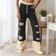 thumbnail image 1 of WILLBEST Jeans Mujer Pantalones Vaqueros Rectos de Cintura Alta para Mujer, Desgastados, Elásticos y Cómodos, Informales, Rotos, para Uso Diario. Extra Grande, 1 of 8