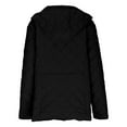 thumbnail image 6 of Frostluinai Women's Hooded Quilted Jacket Lightweight Winter Coats Solid Button Down Puffer Jackets Casual Fall Clothes Outerwear with Pocket, 6 of 7