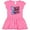 Raspberry with Polka Dots, variant on Inktastic Never Stop Fighting Suicide Prevention Awareness Ribbon Girls Toddler Dress