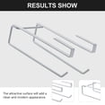 thumbnail image 4 of Modern Minimalists Iron Towel Holders Set of 2 Convenient for Wall Mounted Convenience In Multiple Room Daily Use, 4 of 8