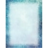 JAM Paper 8-1/2" x 11 Holiday Letterhead Paper, Blue Ombre Snowflake Design, 100pk