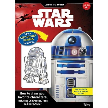 Darth Vader Sticker - Learn to Draw Star Wars : How to draw your favorite characters, including Chewbacca, Yoda, and Darth Vader!