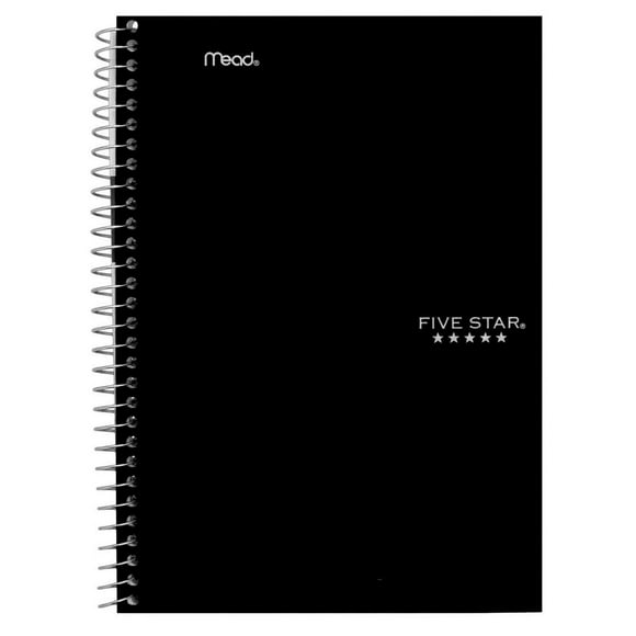 Five Star®5 Subject 360pg 9" x 6" Notebook