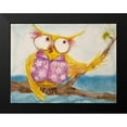 thumbnail image 2 of Quin, Marabeth 18x15 Black Modern Framed Museum Art Print Titled - Mr. Hoo in Paradise, 2 of 5