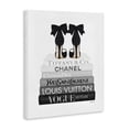 thumbnail image 2 of Stupell Industries Modern Elegant Black Bow Heels Fashion Glam Bookstack Canvas Art, 24 x 30, by Amanda Greenwood, 2 of 7