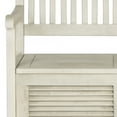 thumbnail image 3 of Safavieh Brisbane Indoor/Outdoor Modern Storage Bench, 3 of 6