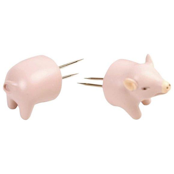 Resin Corn Fork Dog Pig Barbecue Fork Corn Needle Fruit Fork Meat Needle BBQ fork fruit fork meat needle