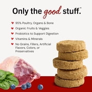 Stella & Chewy's Freeze-Dried Raw Dinner Patties for Dogs - Duck Duck Goose Recipe - 25 Ounce Bag