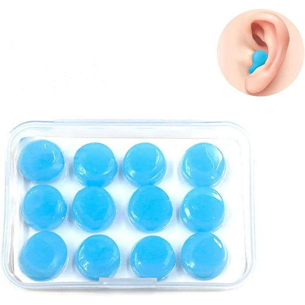 Bouchons d'oreilles en silicone pour enfants et adultes, 3 unités