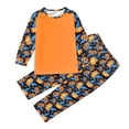 thumbnail image 1 of Ensemble de Pyjama Imprimé pour Enfant Parent Maison Chaud Deux Pièces Costume Halloween, 1 of 3