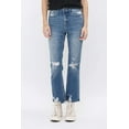thumbnail image 5 of Mica Denim - High Rise Distressed Straight Jeans (28" Inseam) - MDP-T248, 5 of 9