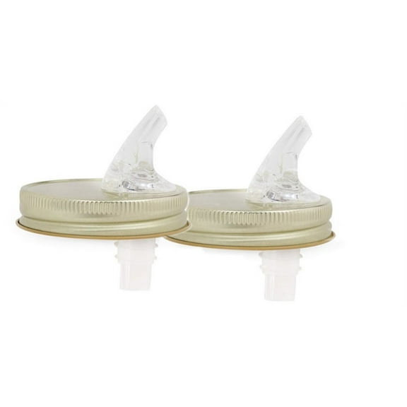 Mason Jar Pouring Spout Regular Jar Size 2 Pack (With flipper)