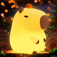 thumbnail image 1 of Lámpara nocturna FAMIDUO Tangerine Capybara LED Squishy recargable, 1 of 6