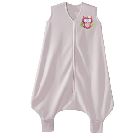 HALO Early Walker SleepSack Wearable Blanket, Microfleece, Pink Sleepy Owl, (Best Toddler Sleep Sack)