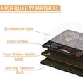 thumbnail image 4 of Farmhouse Coffee Kitchen Rugs Set of 2 Non Slip Vintage Coffee Kitchen Mats Home Decor Low-Profile Washable Floor Mat 17x47 Inch and 17x29 Inch, 4 of 6