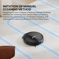 thumbnail image 5 of Raistyw Robot Vacuum and Mop Combo, 2800Pa Strong Suction Cleaner, App/Remote Control for Carpets and Hard Floor, Black, 5 of 13